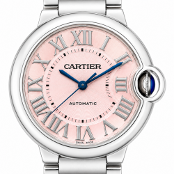 Cartier Ballon Bleu De 36MM W6920033 Pink Dial Watch